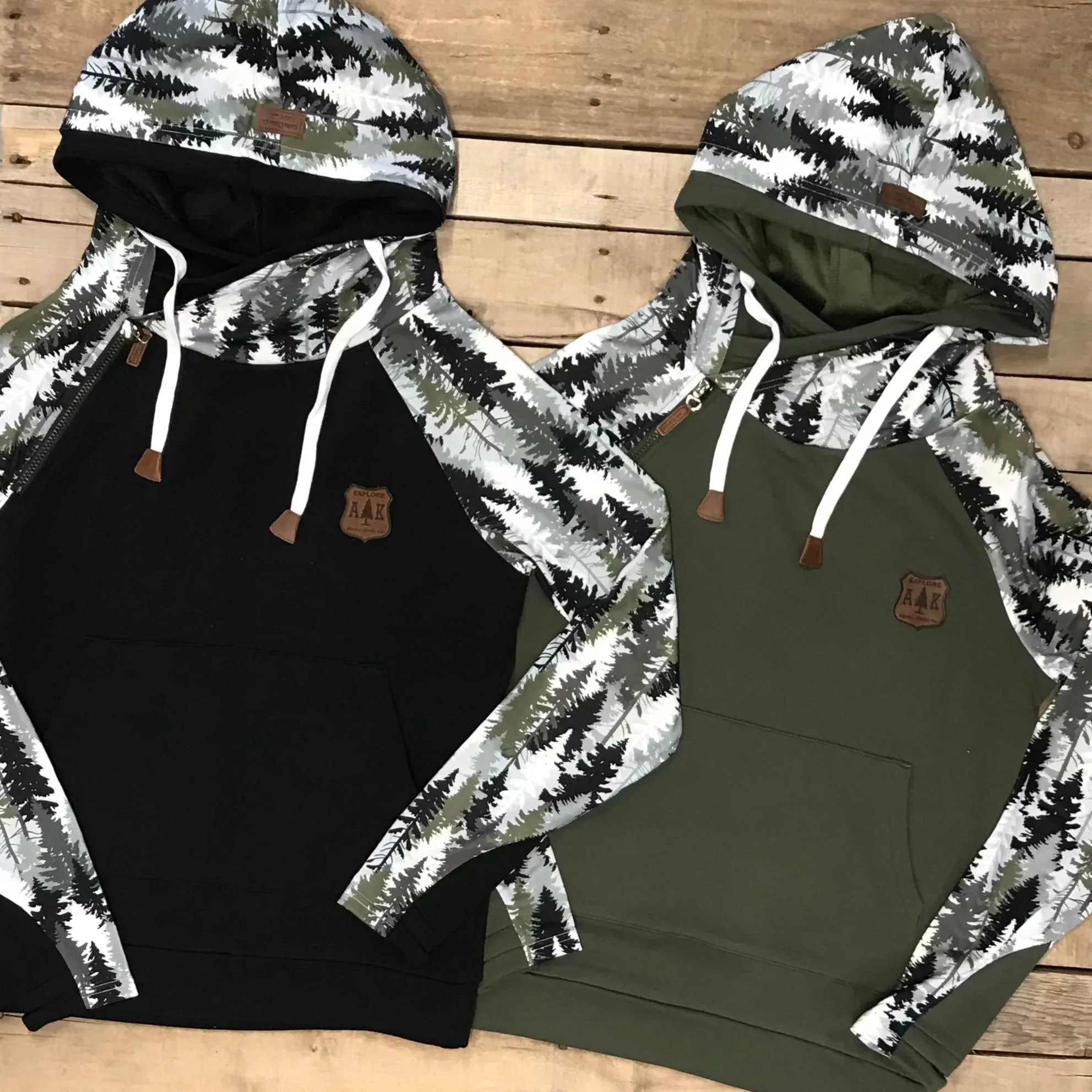 Forest Sleeve Hoodie