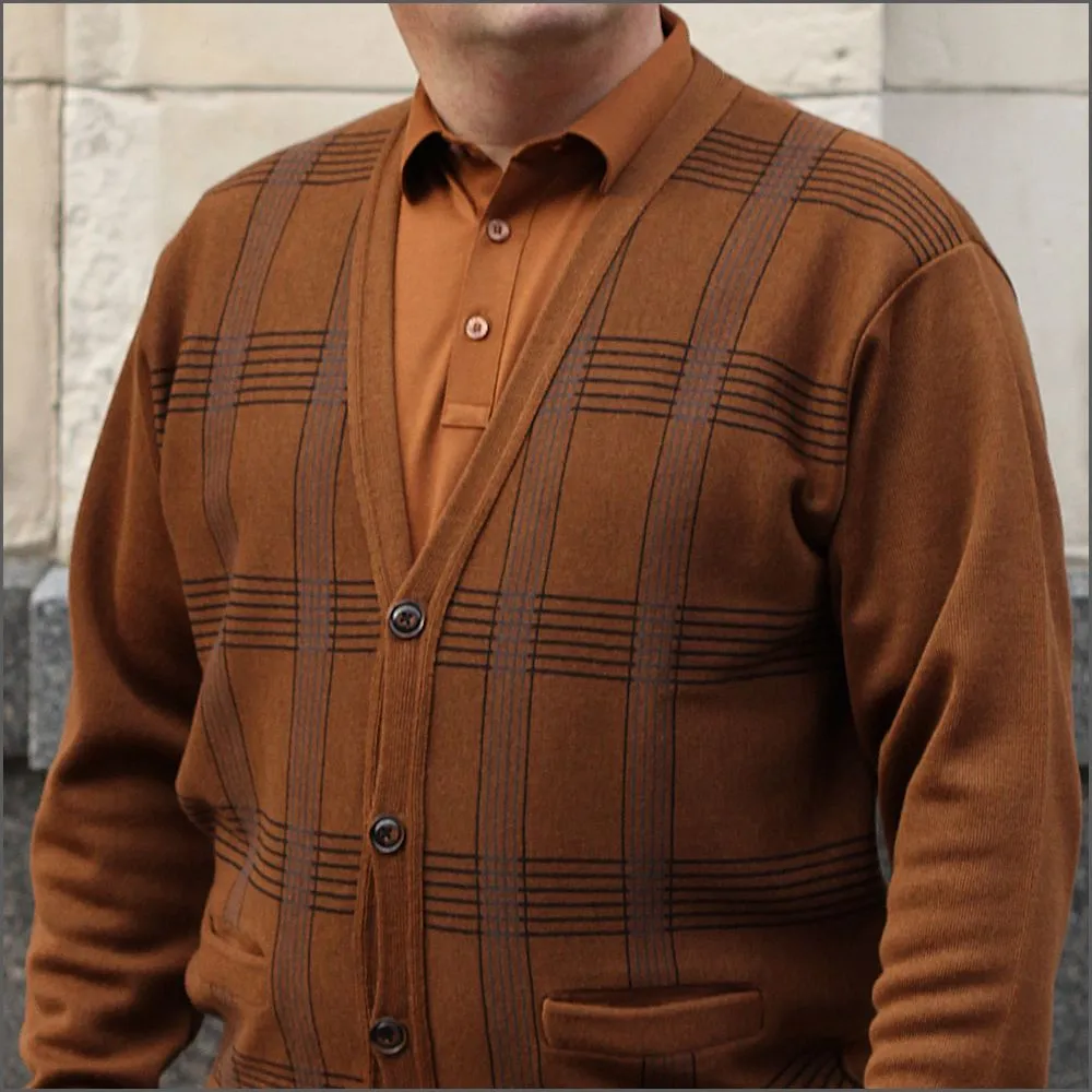 Gabicci M20 Honeycomb Pattern Cardigan^