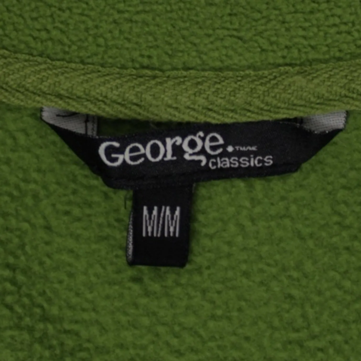 George fleece zip-up cardigan