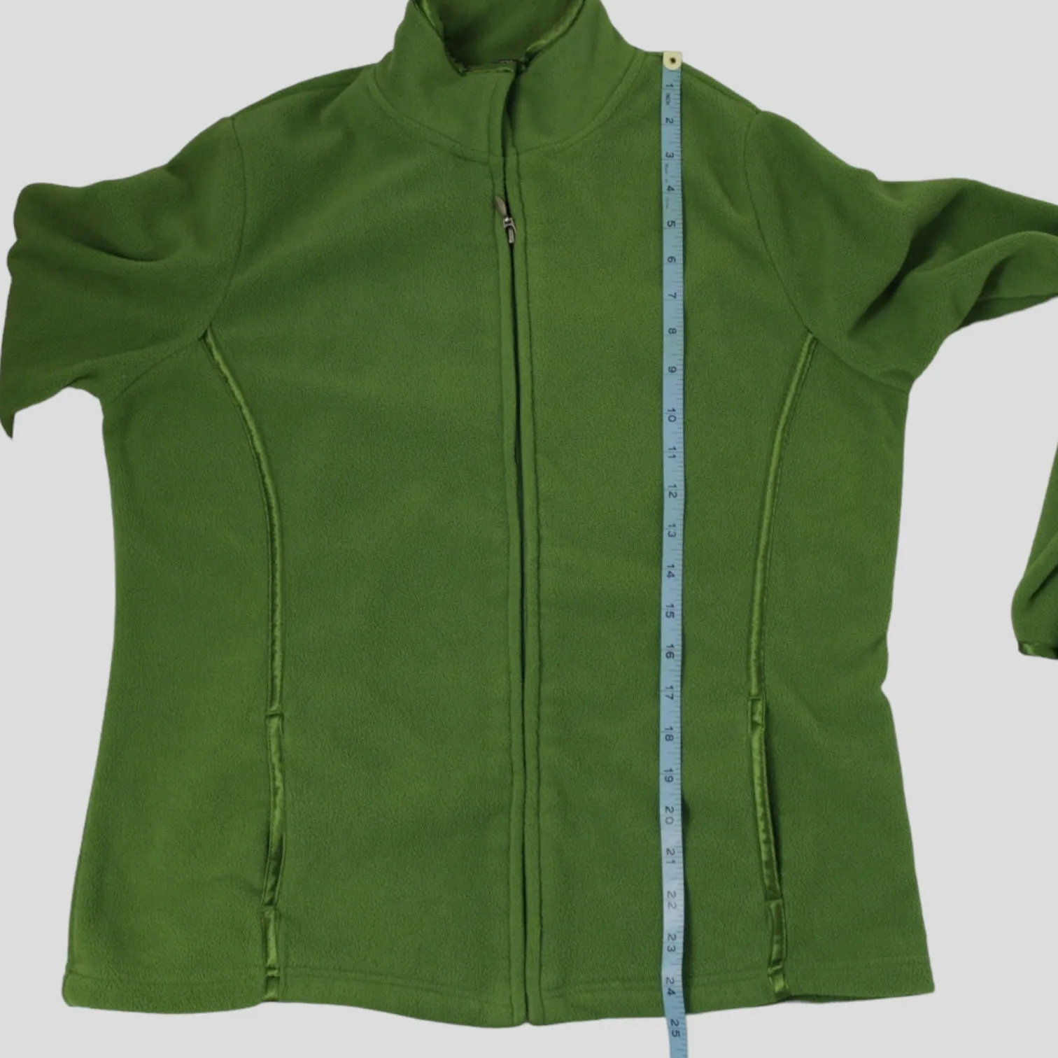 George fleece zip-up cardigan