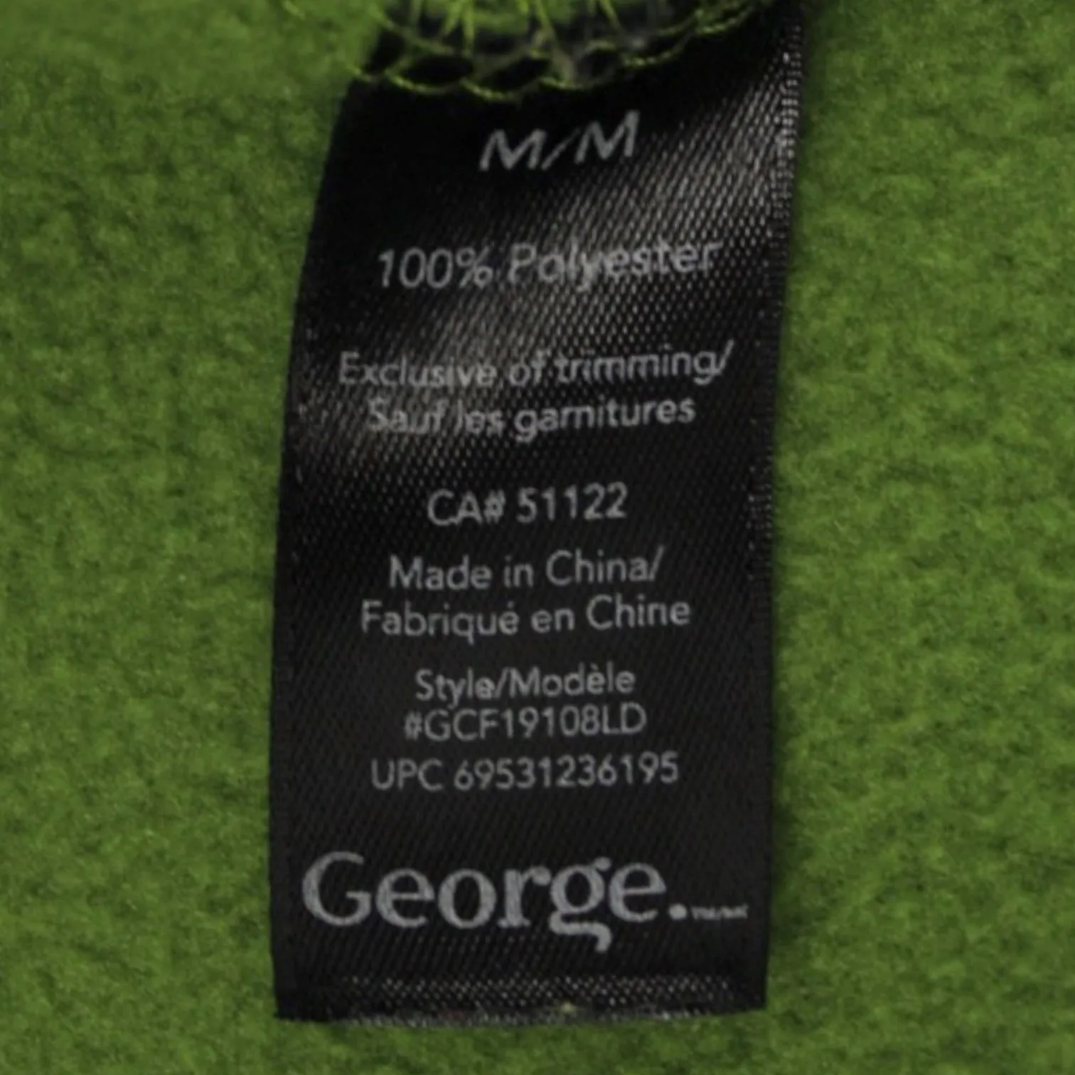 George fleece zip-up cardigan