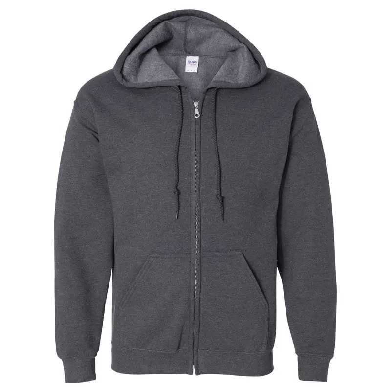 Gildan zippered fleece hoody