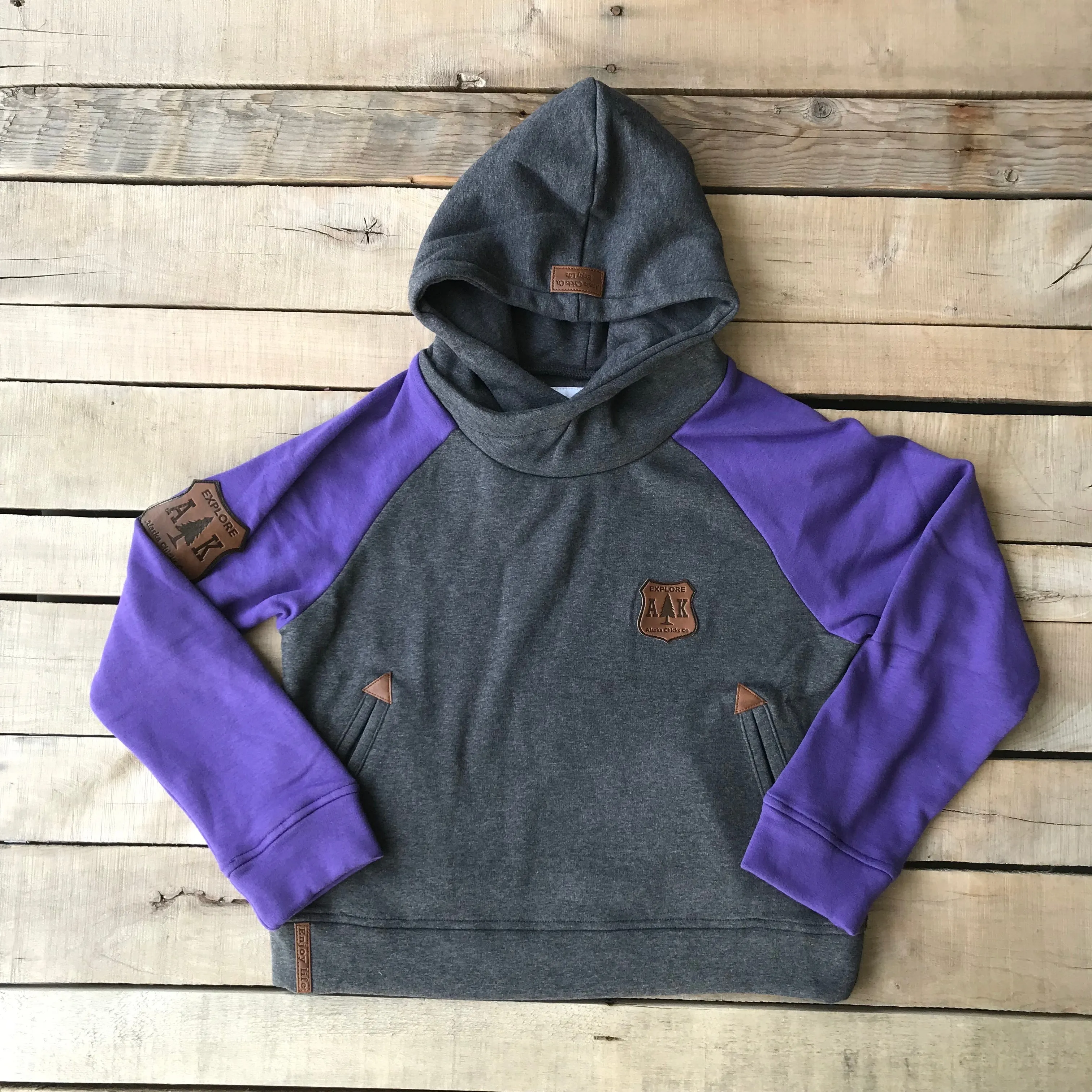 Girl's Two-Toned Hoodie