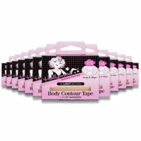 Hollywood Fashion Secrets - Body Contour Tape, Light - 12 Pack