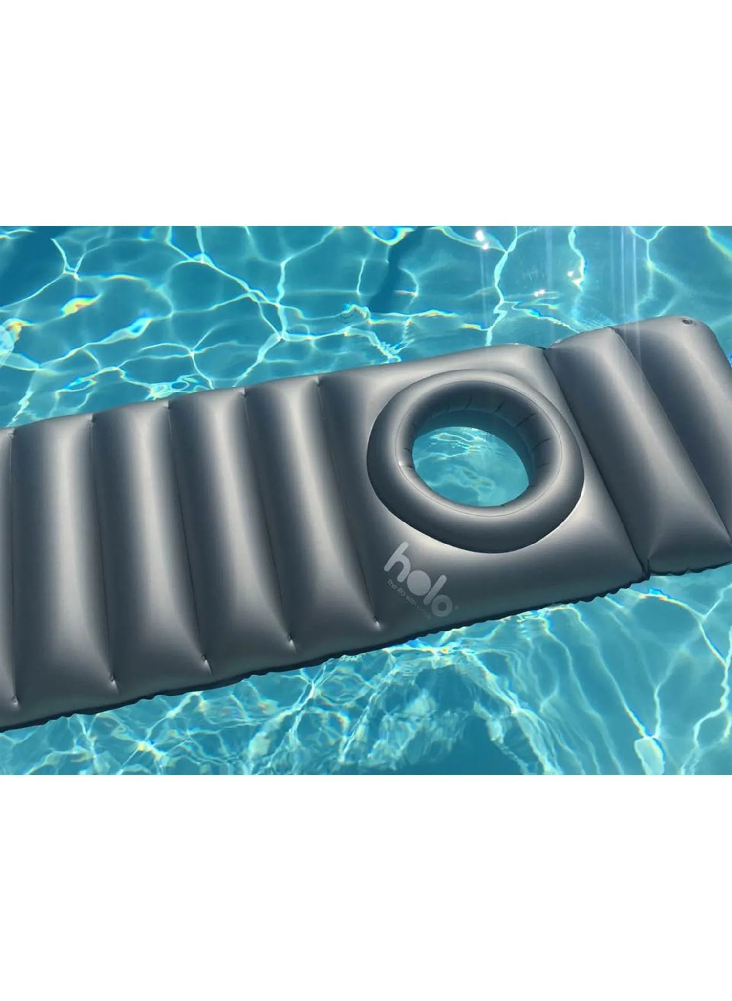 Holo  Inflatable Lilo - Green