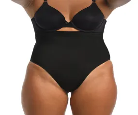 InstantFigure Hi-waist Plus Size panty with thong back WP019TC