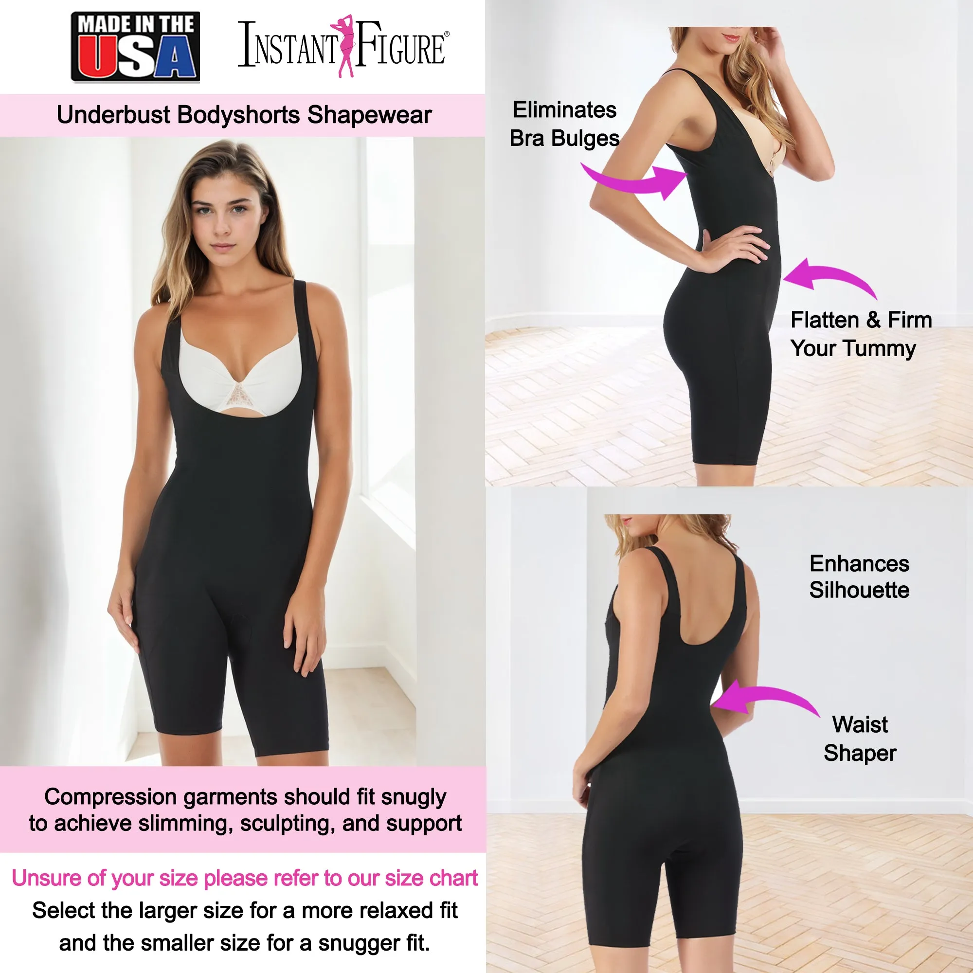 InstantFigure Underbust Bodyshorts Shapewear WB40161