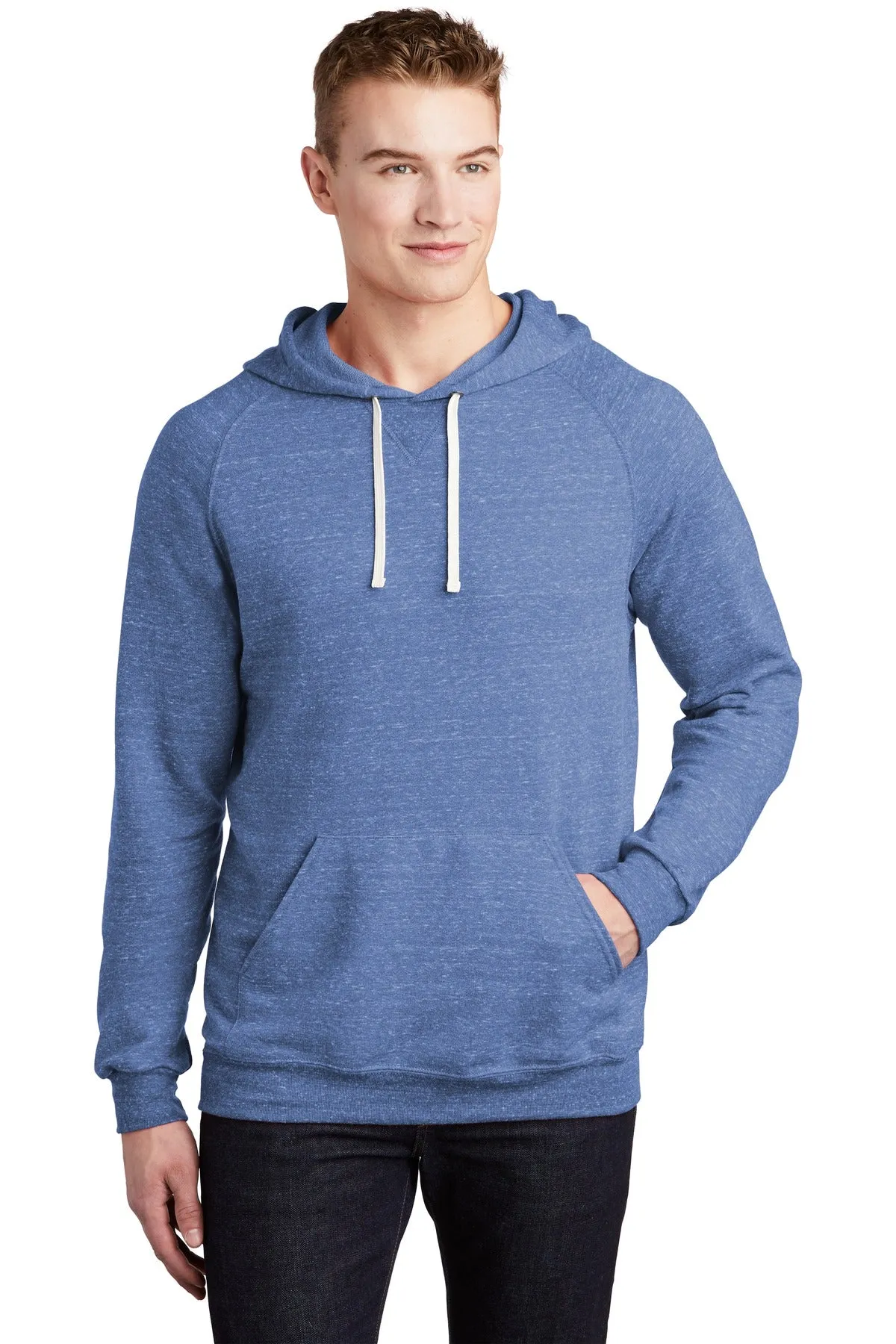 Jerzees Snow Heather French Terry Raglan Hoodie 90M