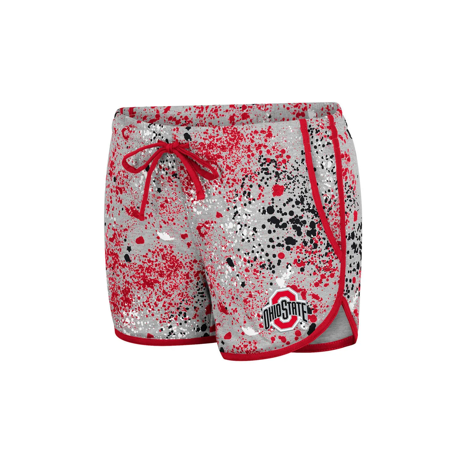 Ladies Ohio State Buckeyes Splatter Pocket Short