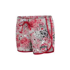 Ladies Ohio State Buckeyes Splatter Pocket Short