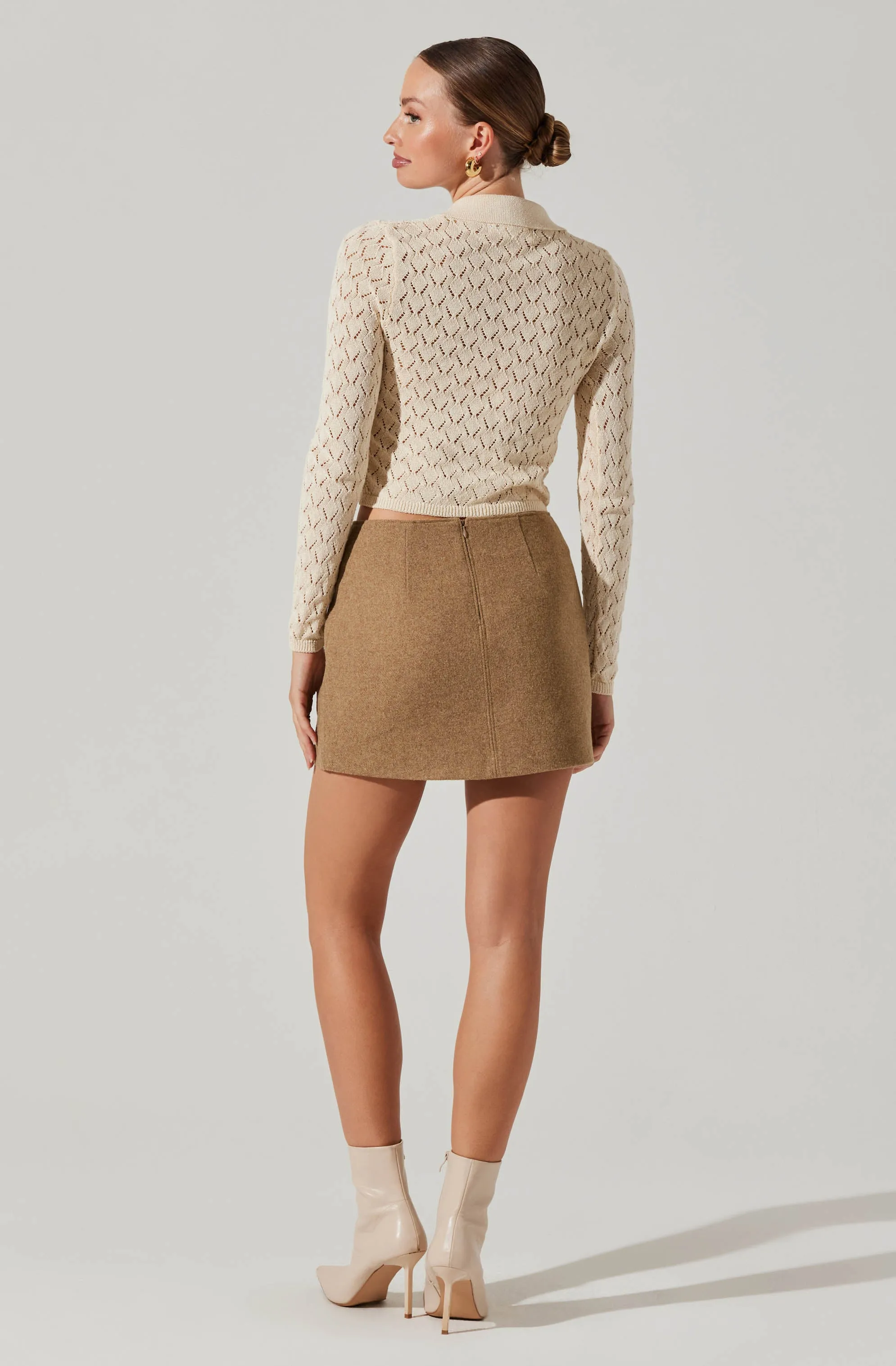 Liorre Textured Button Up Sweater