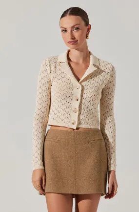 Liorre Textured Button Up Sweater