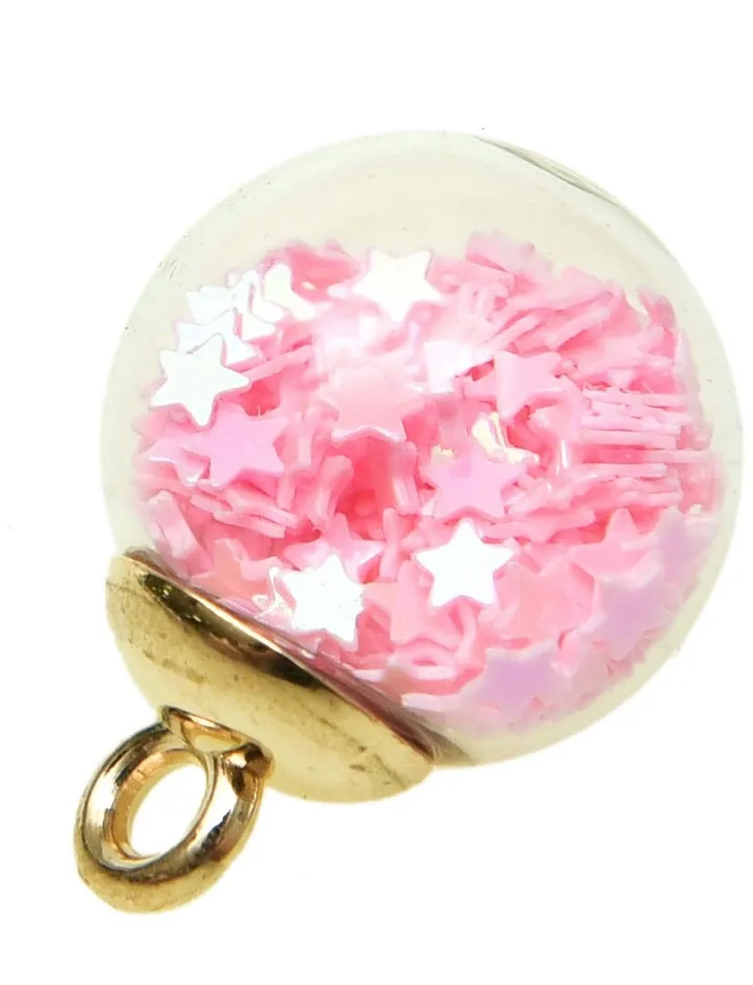 Love Potion Crystal Ball Pendant Charms