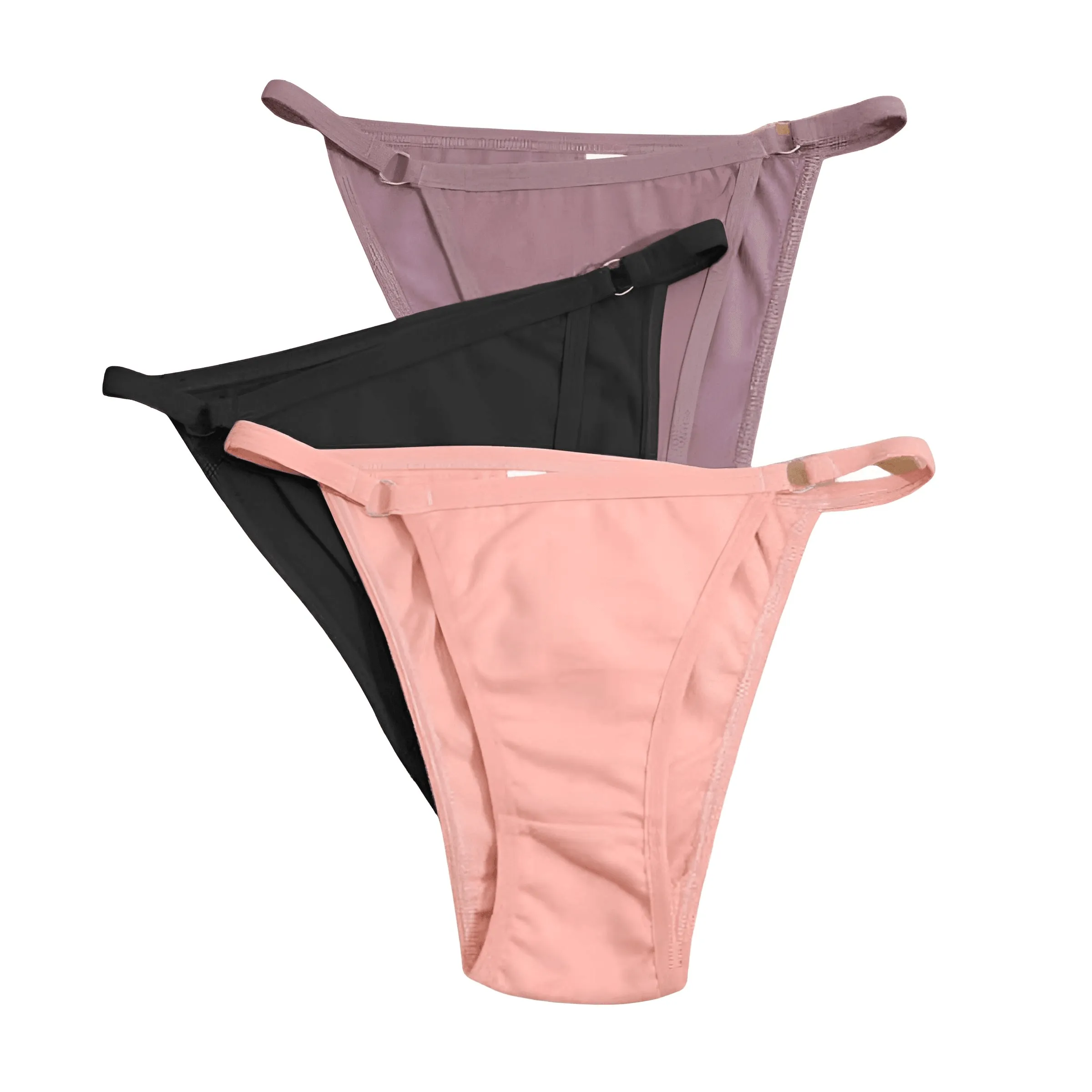 Low Waist Underwear - Women's Cotton 3Pcs/Set