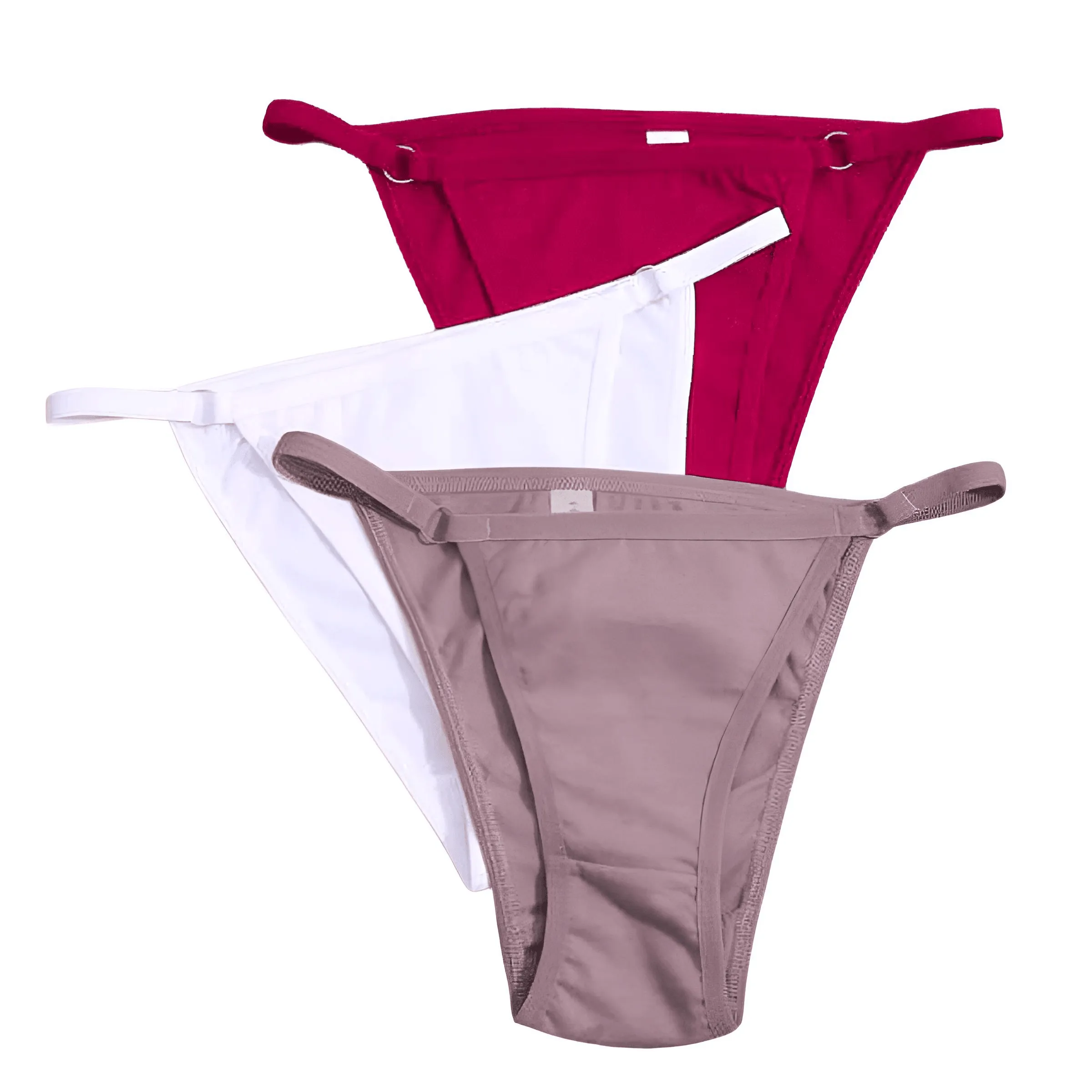 Low Waist Underwear - Women's Cotton 3Pcs/Set