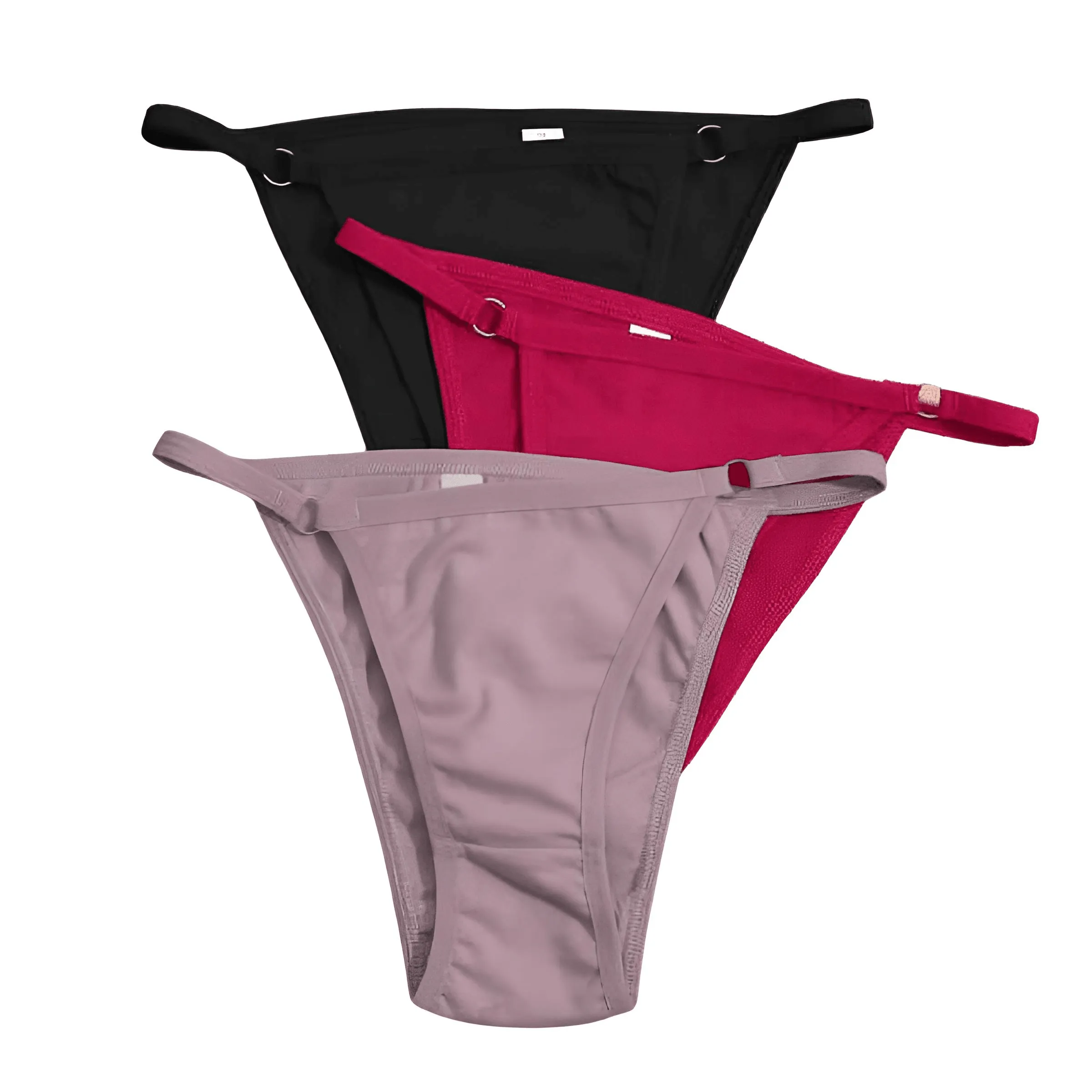 Low Waist Underwear - Women's Cotton 3Pcs/Set