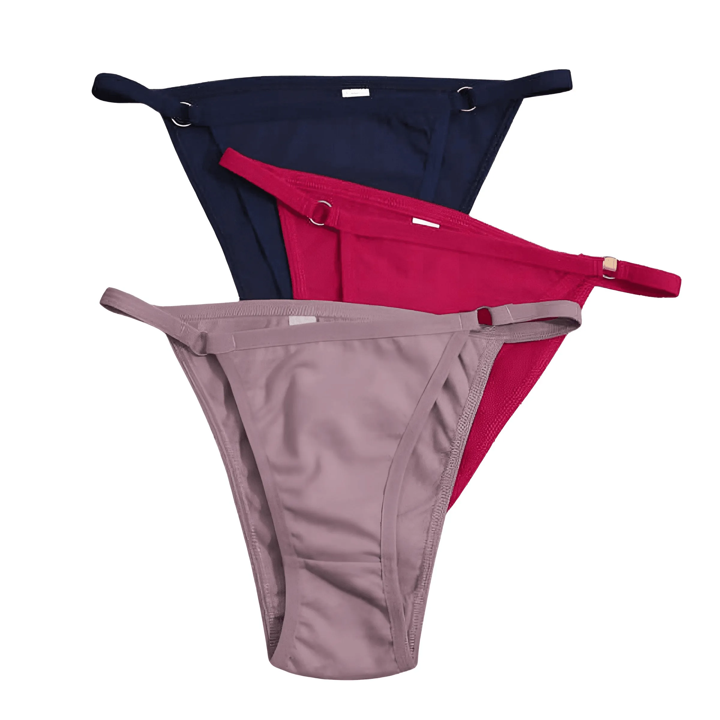 Low Waist Underwear - Women's Cotton 3Pcs/Set