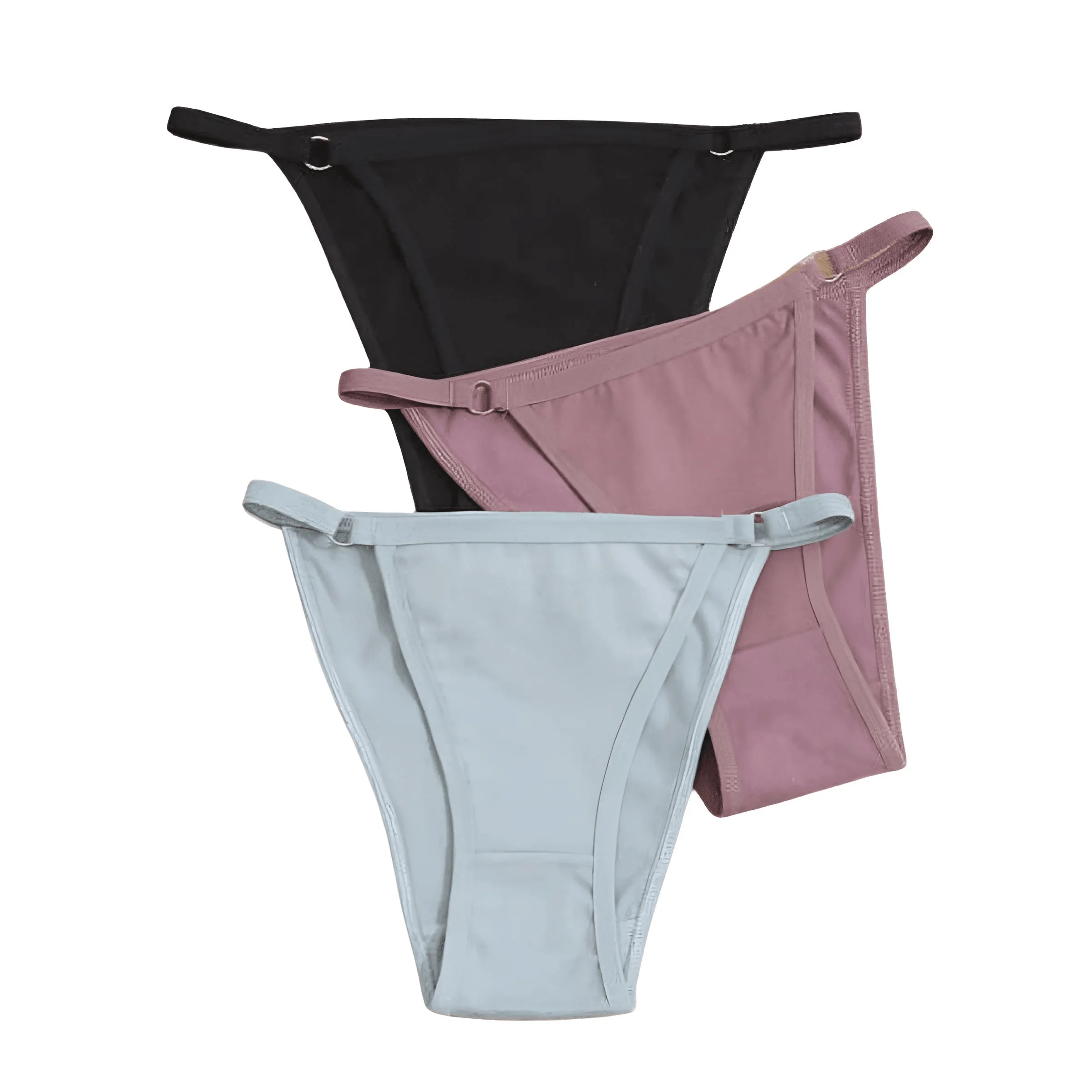 Low Waist Underwear - Women's Cotton 3Pcs/Set