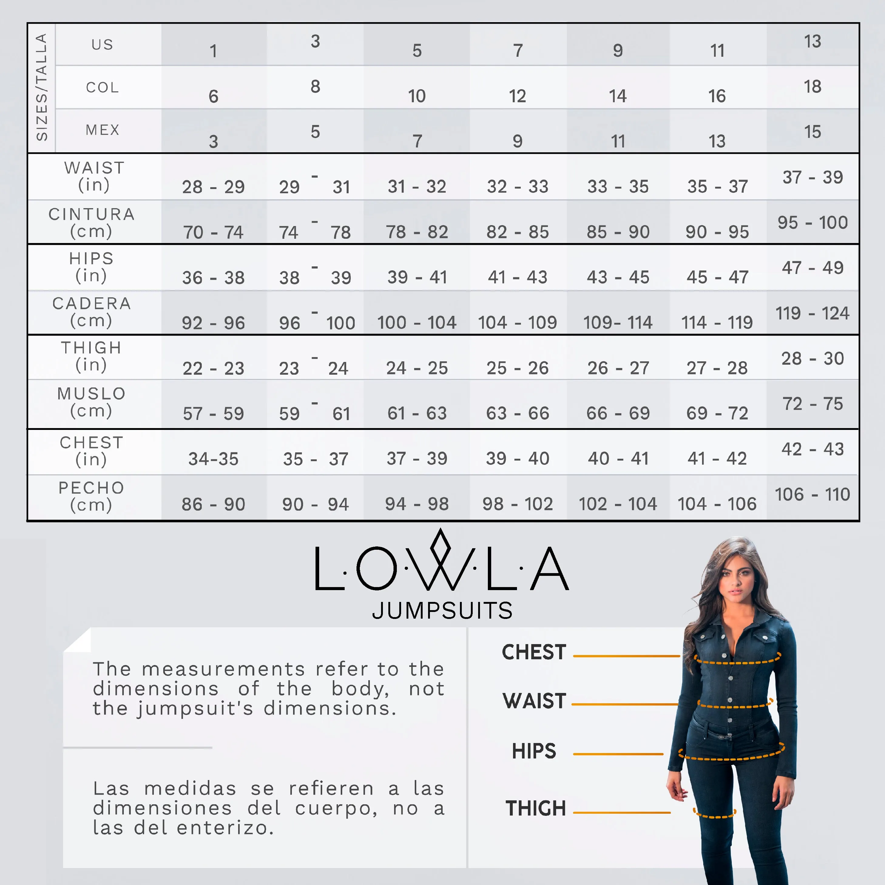 Lowla Shapewear 269255 | Denim Romper for Women with Inner Girdle