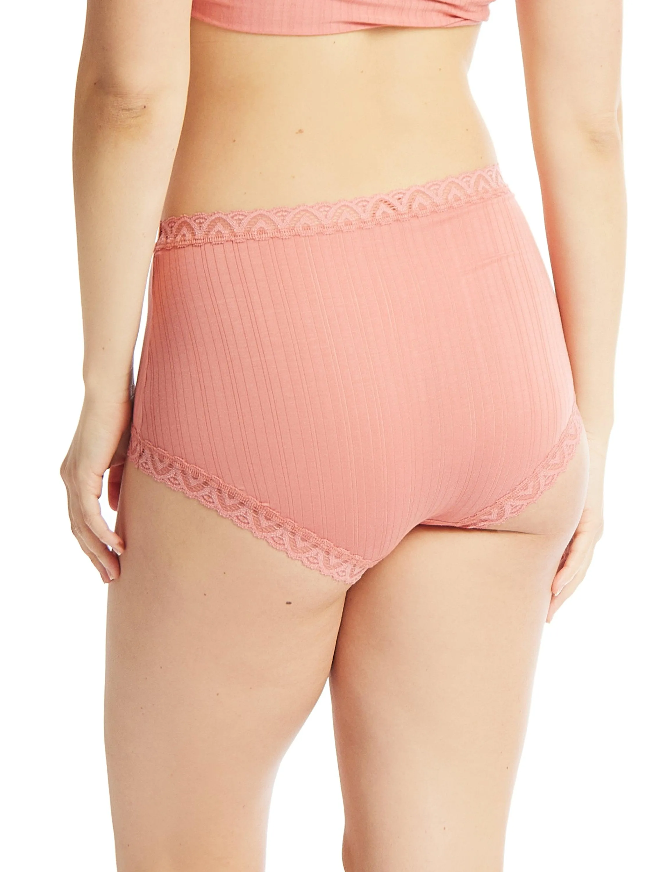 MellowLuxe™ High Rise Boyshort Antique Rose Pink