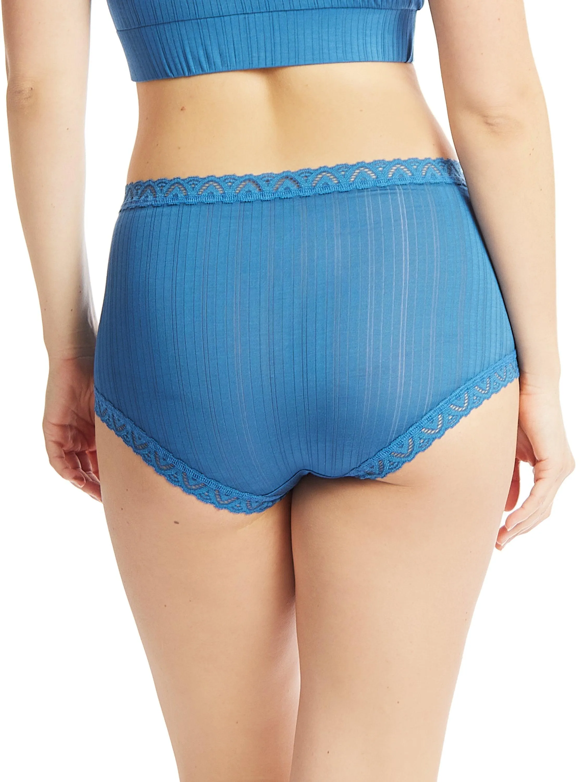 MellowLuxe™ High Rise Boyshort Storm Cloud Blue Sale