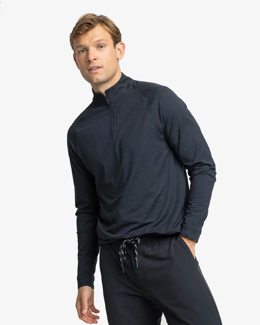 Mens Cruiser Heather Quarter Zip