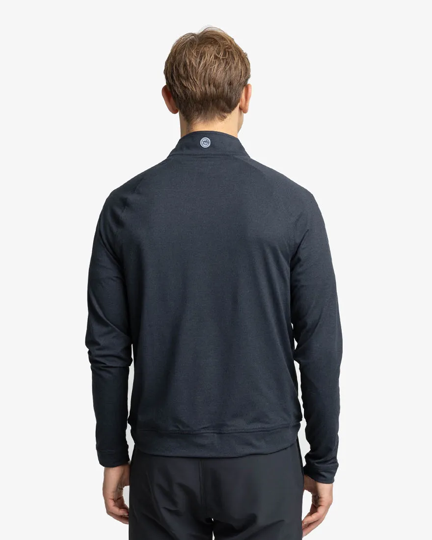 Mens Cruiser Heather Quarter Zip