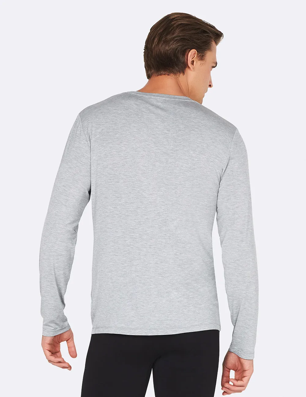 Men's Long Sleeve Boody Bamboo Crew Neck T-Shirt