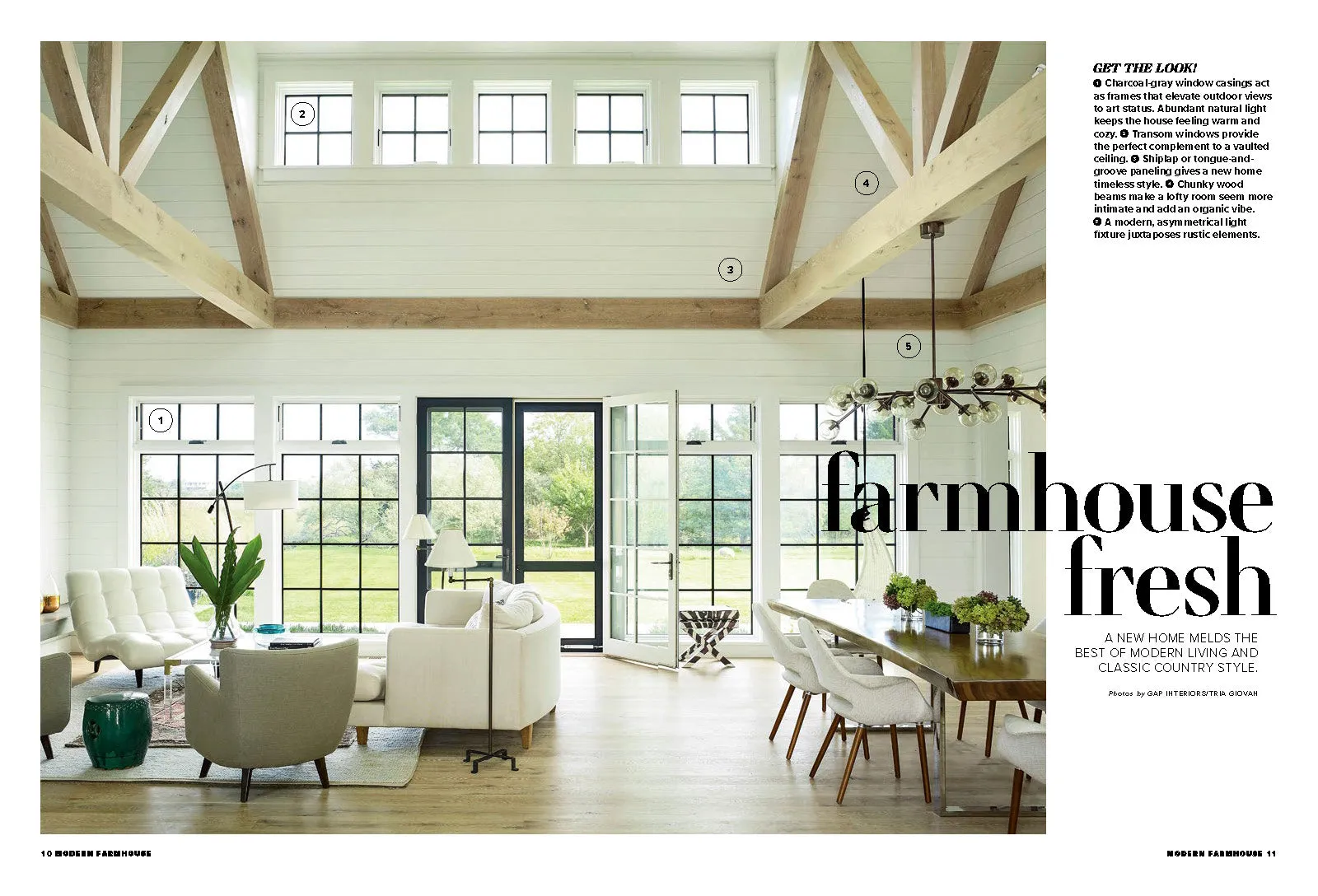 Modern Farmhouse - 164 Style Ideas from Inspiring Homes Such As Farmhouse Fresh, Artisanal Flavor & Country Comfort: Get Inspired By Other Beautiful Homes By Refreshing Any Room And Making It Yours!