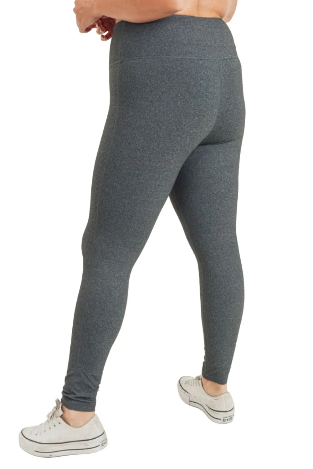 Mono B Essential  Highwaist  Solid Leggings APH2366