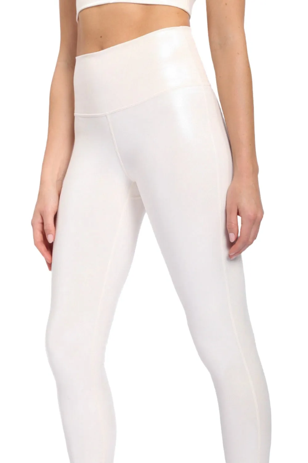 Mono B Mono B BRONZE - Pastel Foil High waisted Leggings APH-A0872