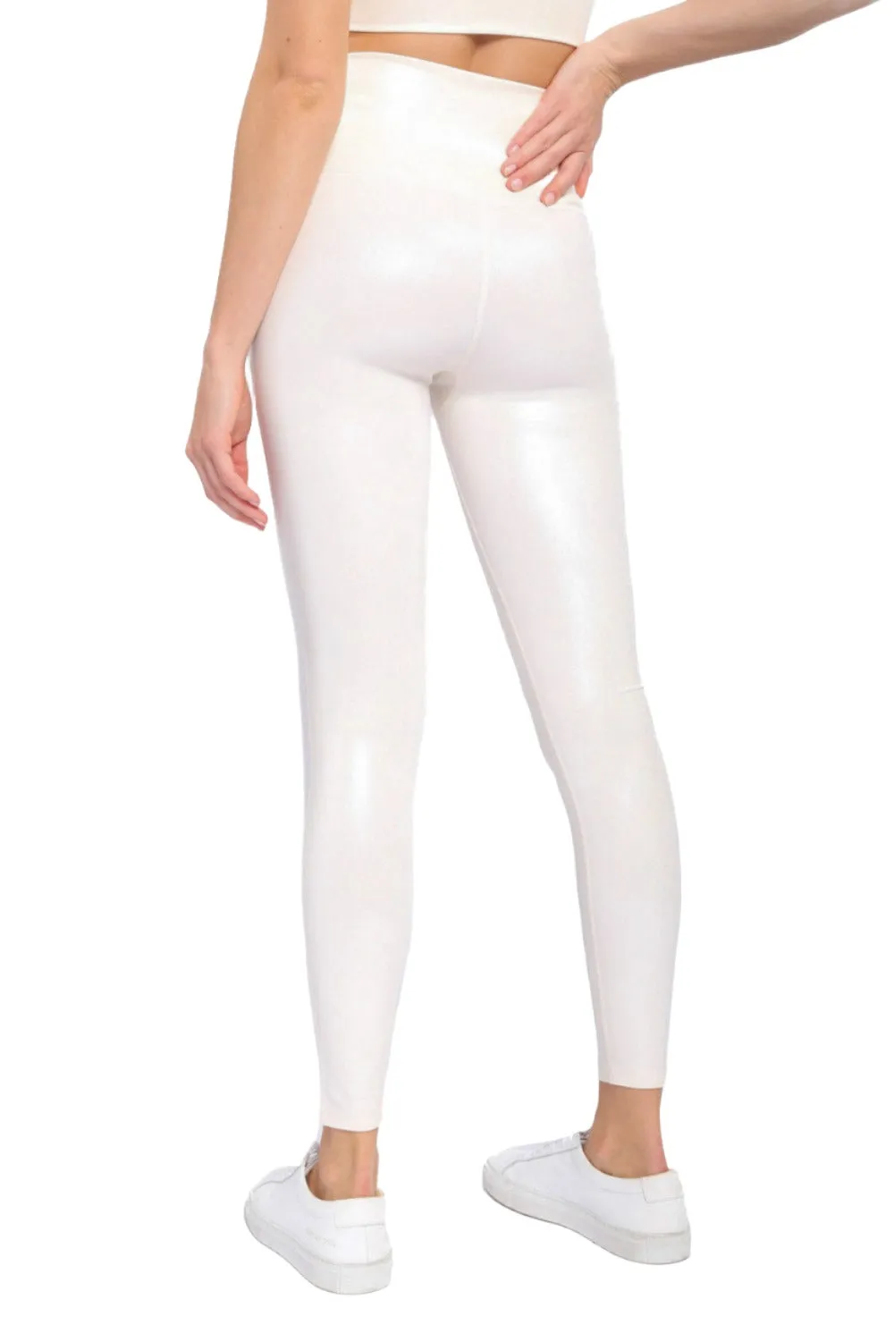 Mono B Mono B BRONZE - Pastel Foil High waisted Leggings APH-A0872