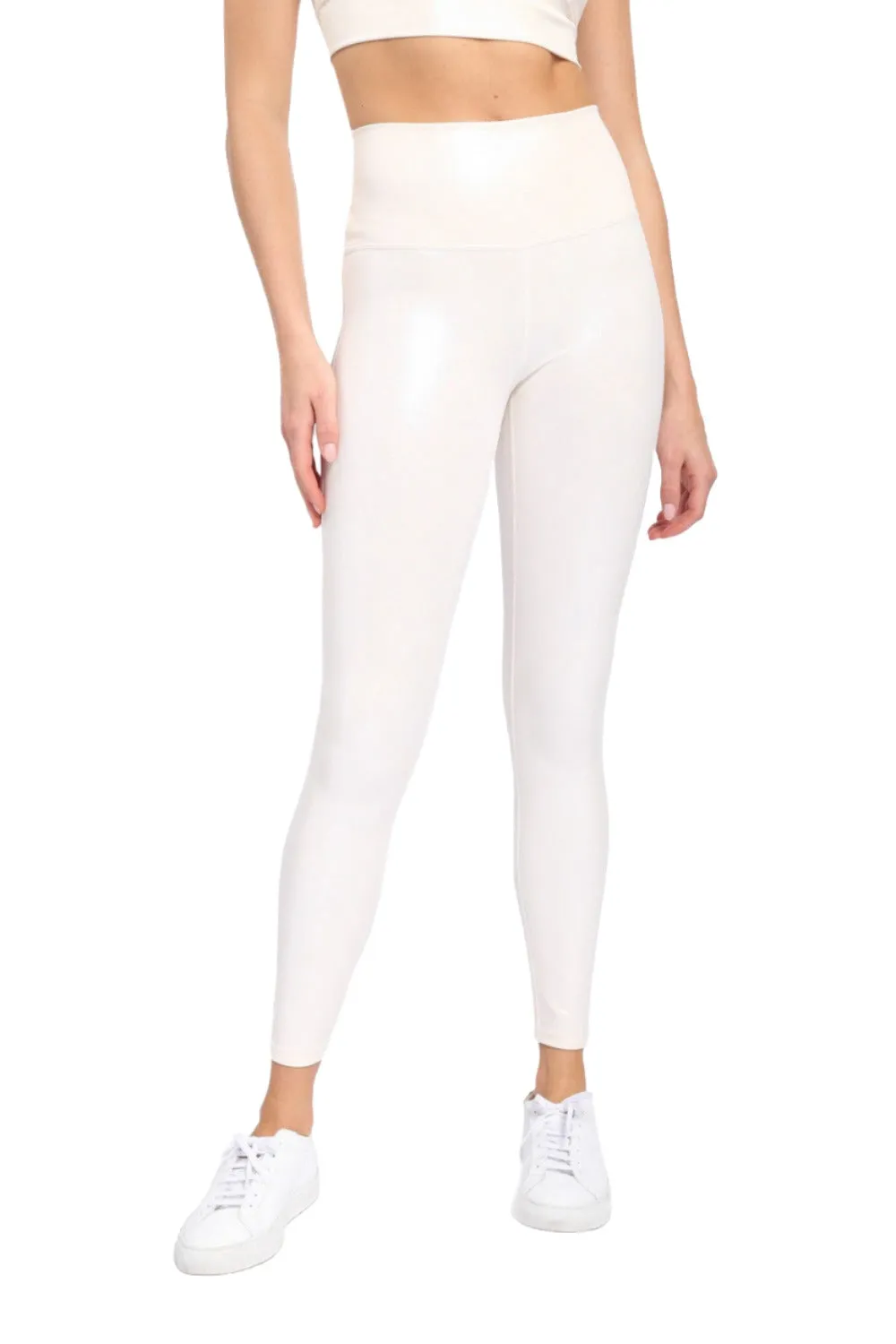 Mono B Mono B BRONZE - Pastel Foil High waisted Leggings APH-A0872