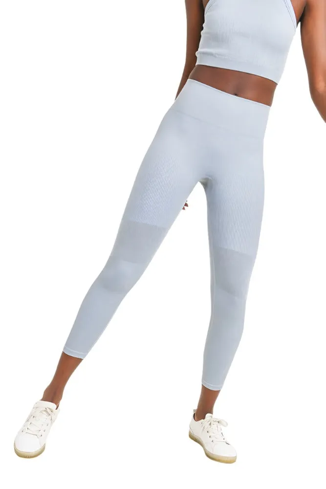 Mono B Ribbed Seamless Leggings APH3126