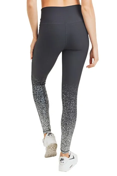 Mono B Silver Raindrop Highwaist Legging APH2792