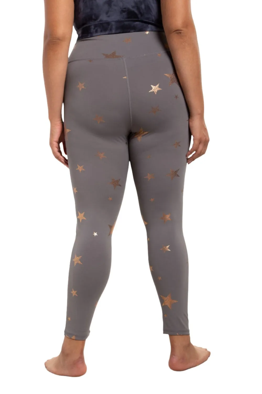 Mono B Starry Night Foil High-Waisted Leggings  APH-A08135 and Plus