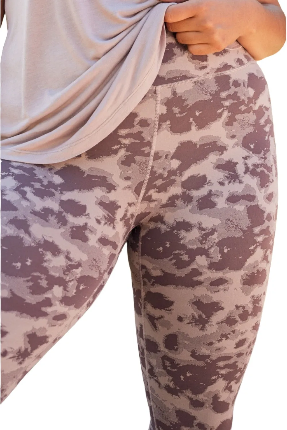 Mono B Textured Spotted  High waist Leggings APH-A075 and Plus