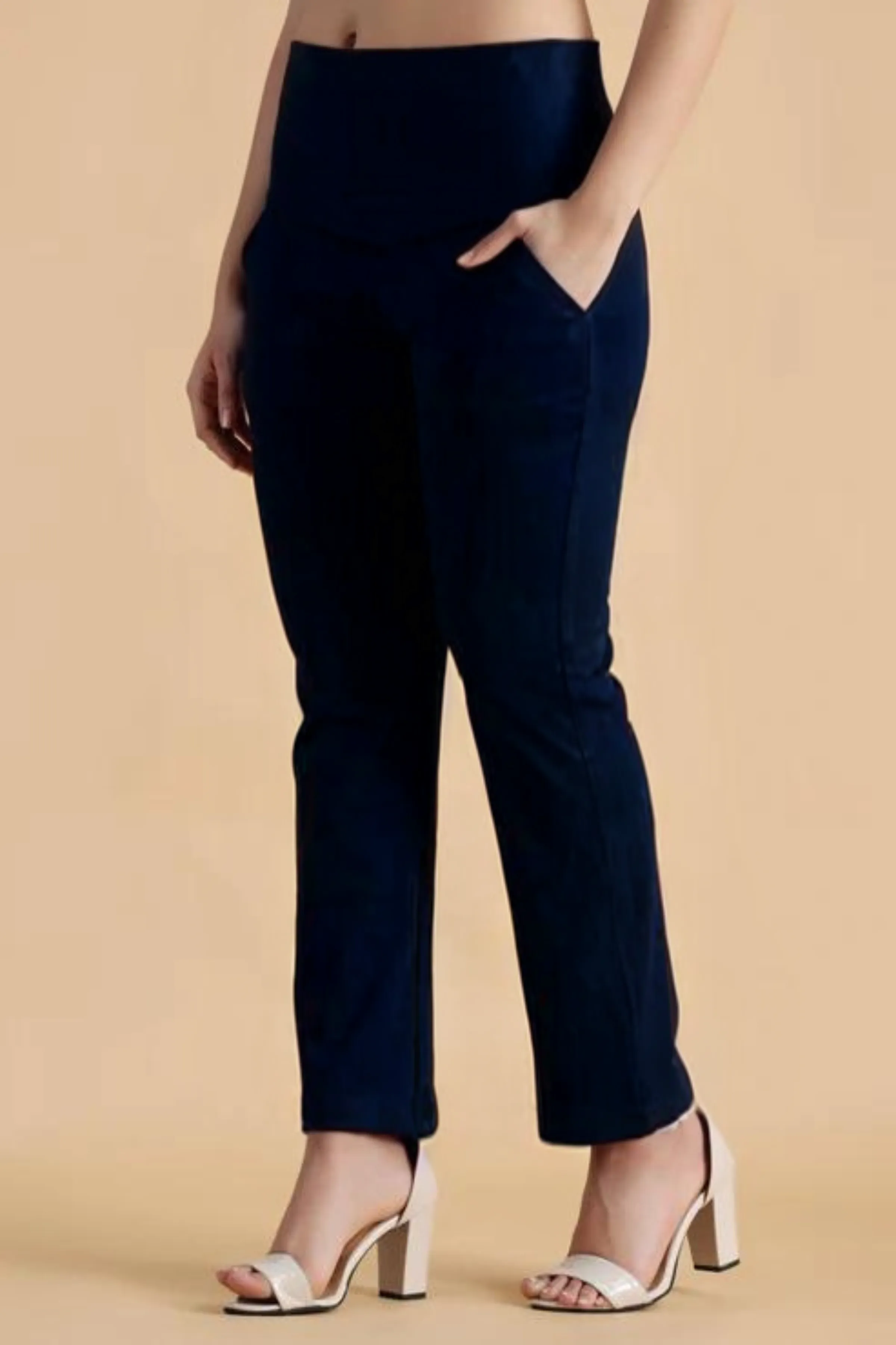 Navy Tummy Tucker Pants