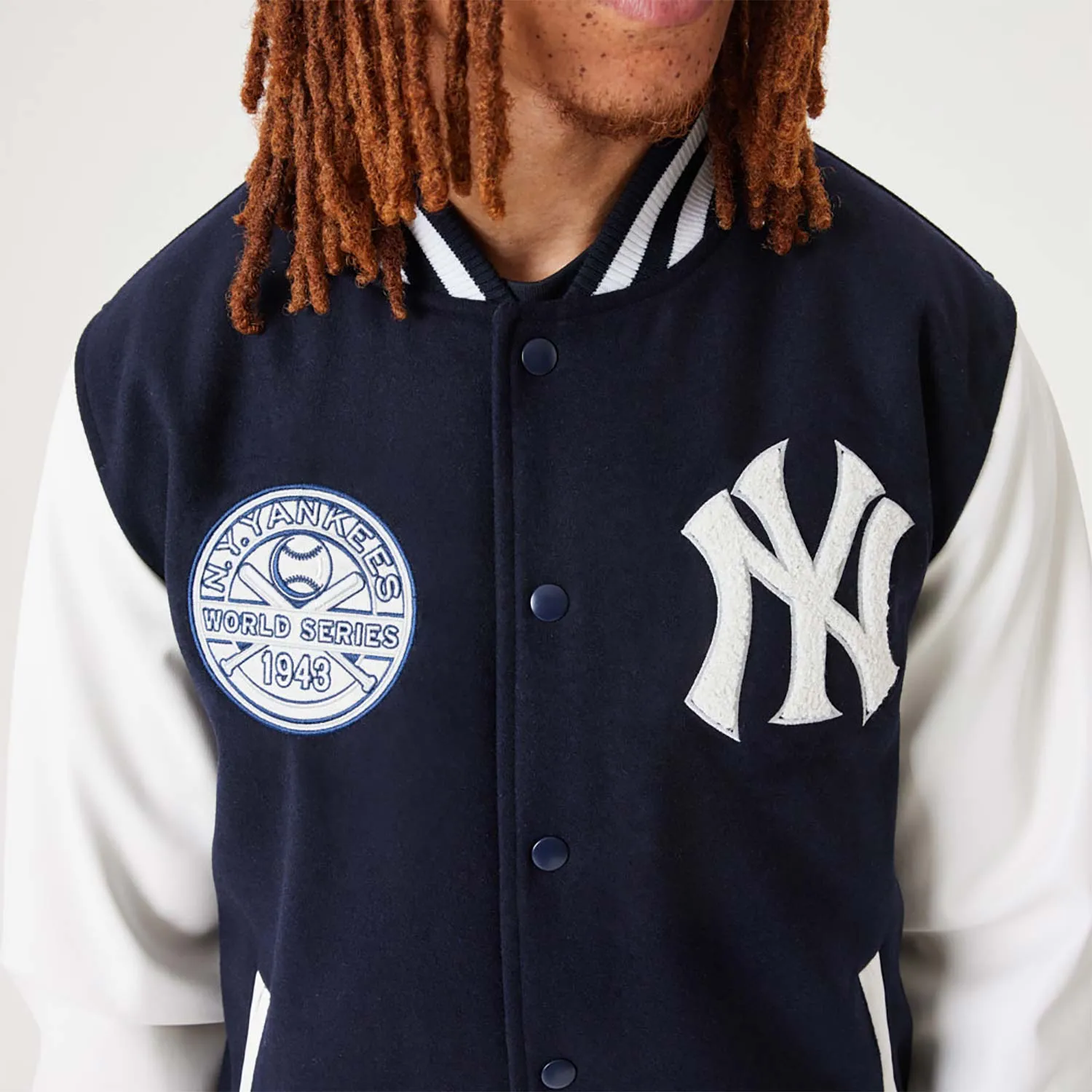 NEW ERA NY YANKEES MLB HERITAGE VARSITY JACKET