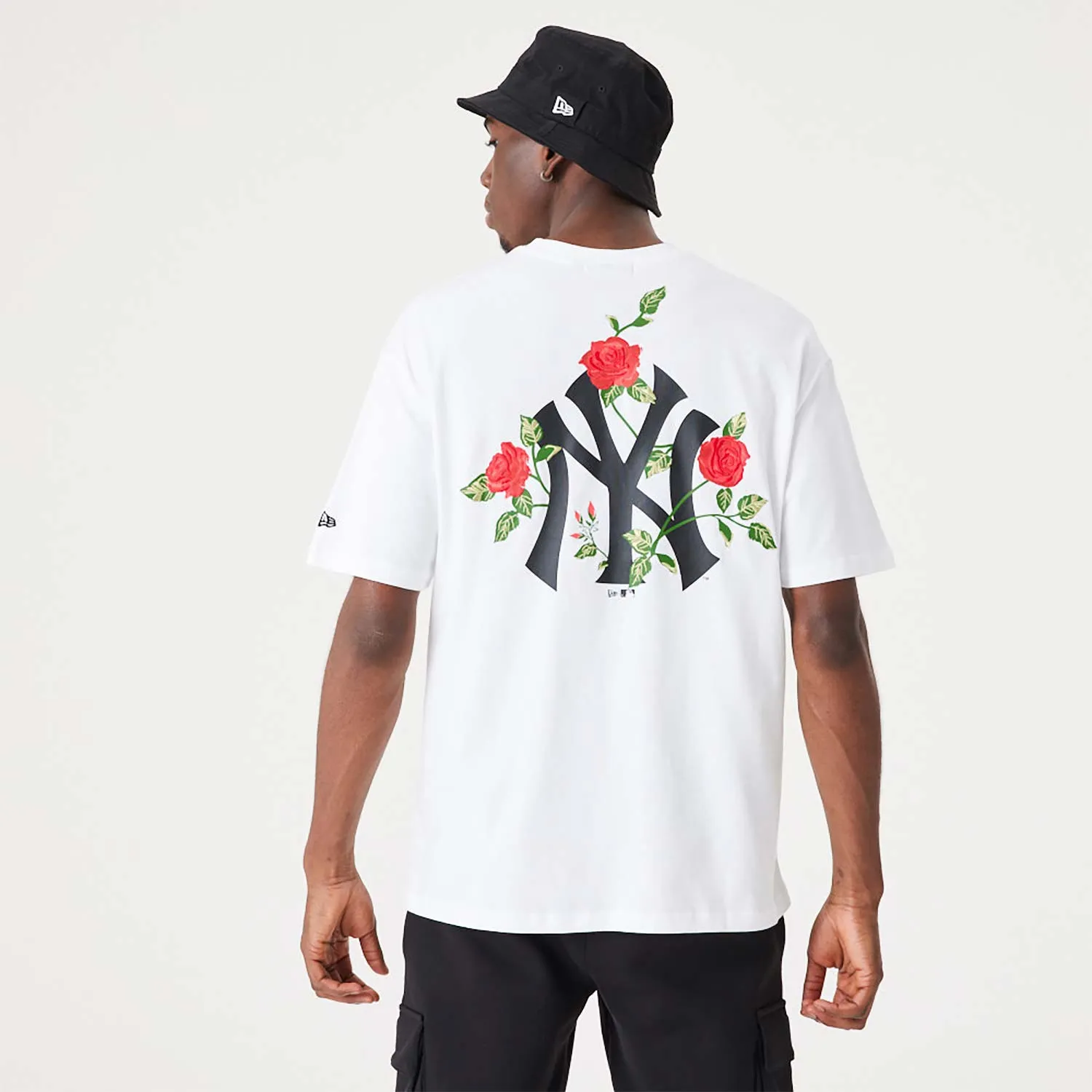 NEW ERA NY YANYEES MLB FLORAL GRAPHIC OVER-SIZED TEE