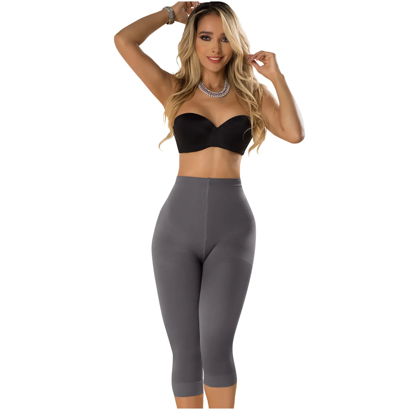 Postsurgical Compression Garment Butt Lifting High Waist Shaping Shorts & Capri Shapewear Push Up Pants Fajas Laty Rose 21993