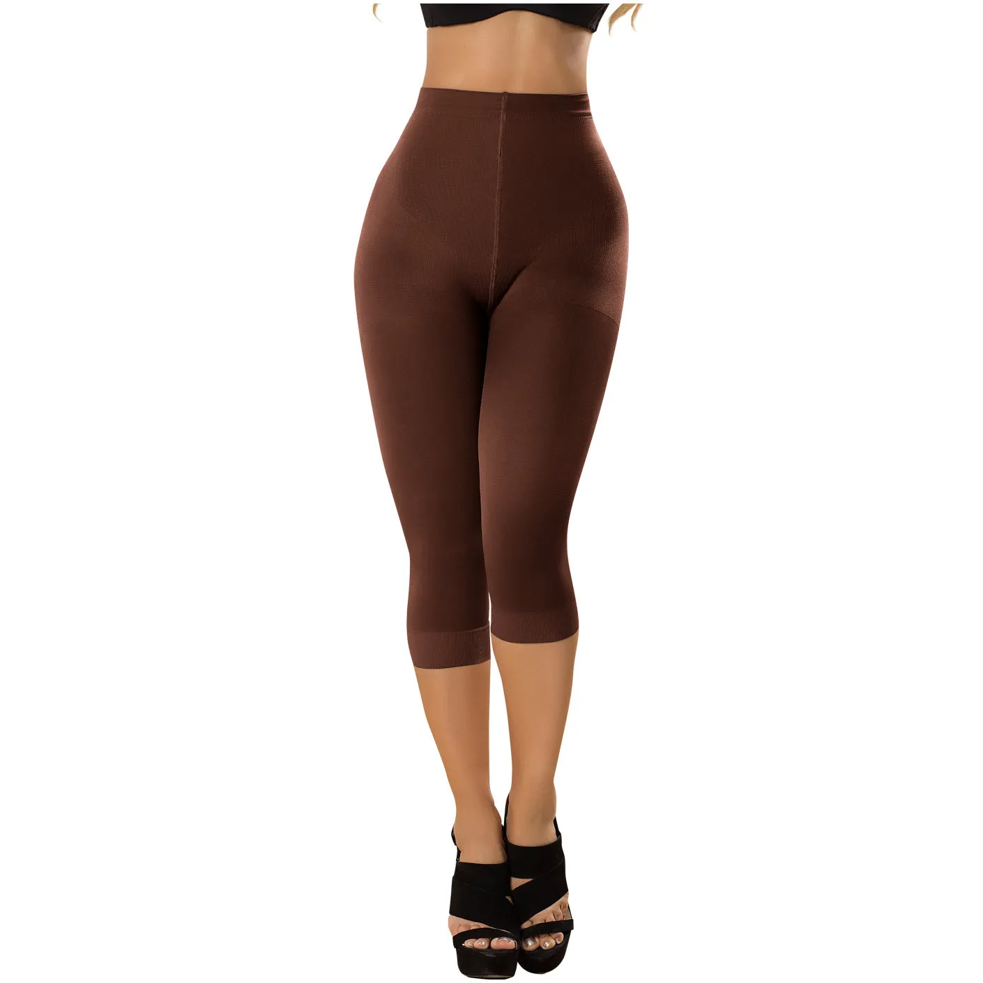 Postsurgical Compression Garment Butt Lifting High Waist Shaping Shorts & Capri Shapewear Push Up Pants Fajas Laty Rose 21993