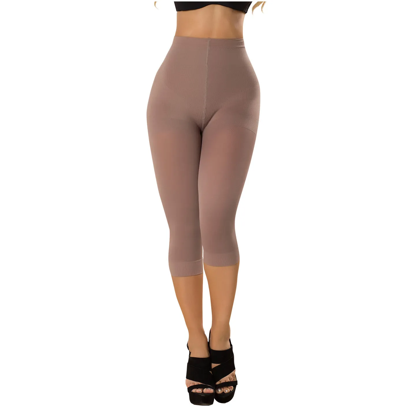 Postsurgical Compression Garment Butt Lifting High Waist Shaping Shorts & Capri Shapewear Push Up Pants Fajas Laty Rose 21993