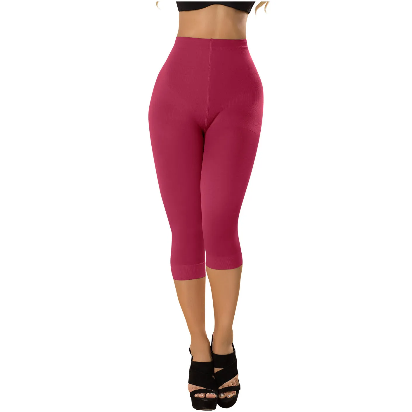 Postsurgical Compression Garment Butt Lifting High Waist Shaping Shorts & Capri Shapewear Push Up Pants Fajas Laty Rose 21993