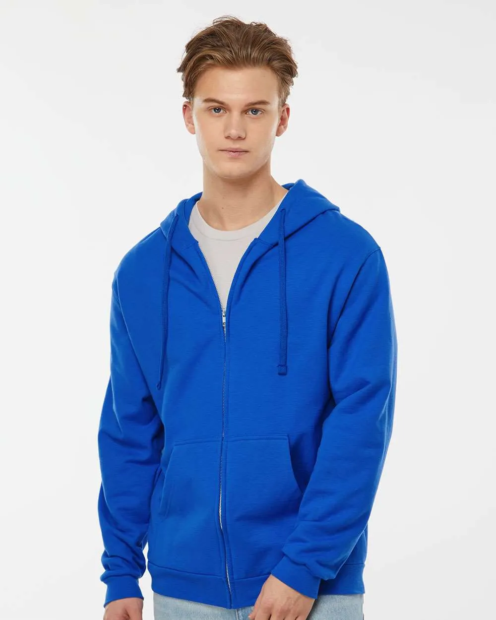 Pretreated Tultex 331 Full-Zip Hooded Sweatshirt