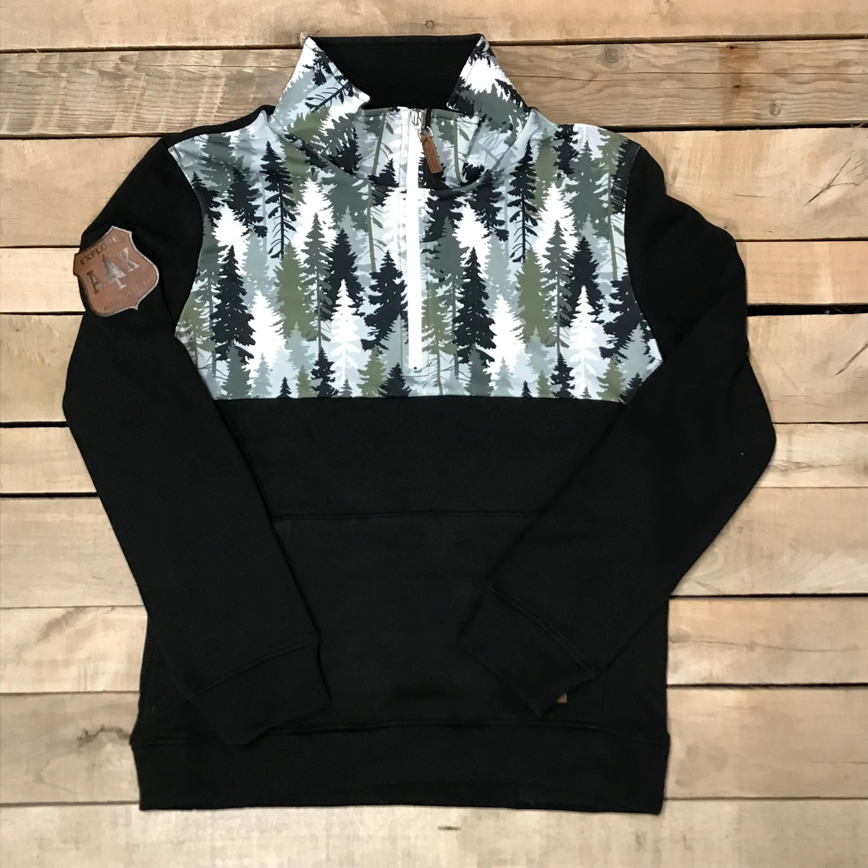 Printed Quarter Zip Pullover