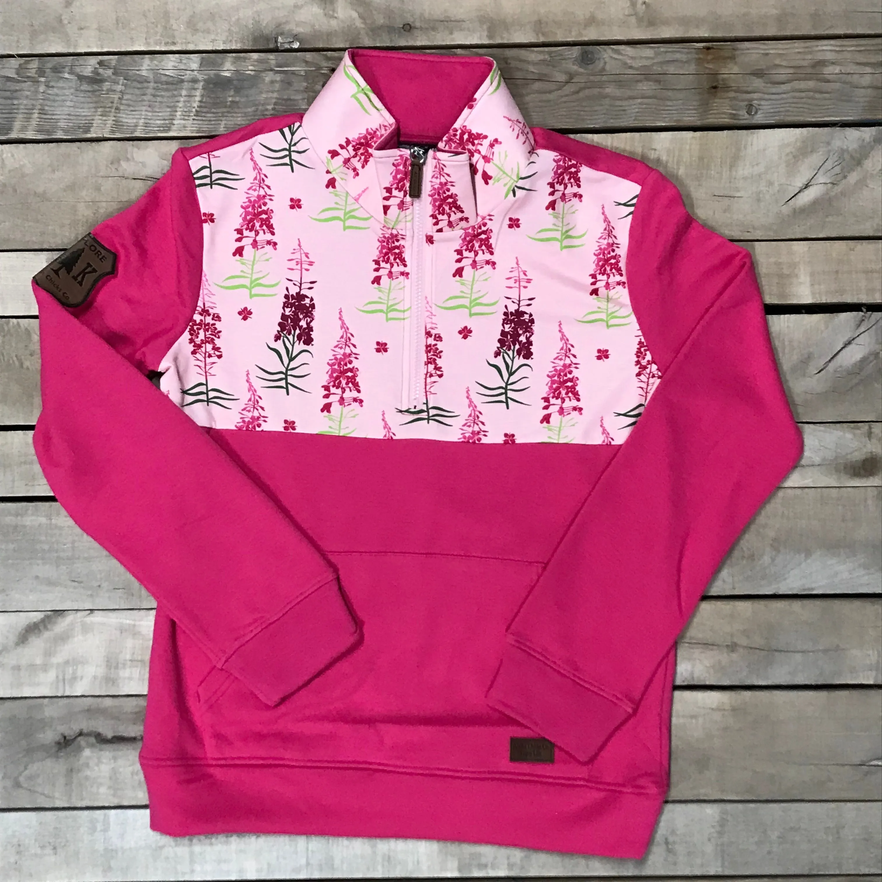 Printed Quarter Zip Pullover