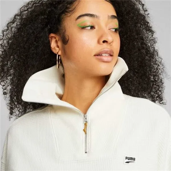 PUMA DOWNTOWN HALF-ZIP SWEATSHIRT