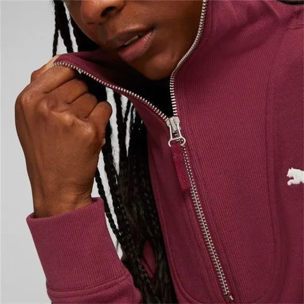 PUMA "HER" HIGH-NECK HALF-ZIP SWEATSHIRT