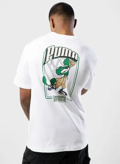 PUMA "TEAM FANBASE" GRAPHIC TEE